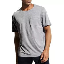 Mier Camisetas De Manga Corta Con Bolsillos Para Hombre Cami