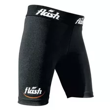 Bermuda Spandex Negro Flash Hombre 