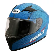 Capacete Para Moto Fechado Helt Polar Jeans Azul Fosco Tamanho Do Capacete 64 Cor Jeans Fosco