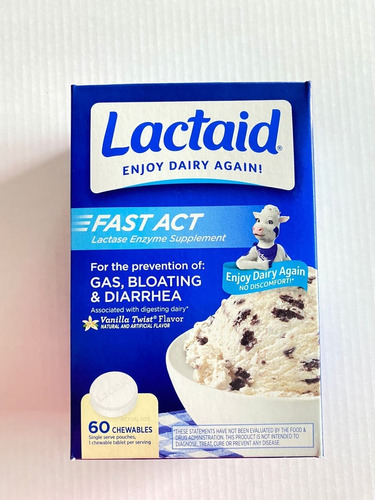 Lactaid Fast Act Masticables Intolerancia A Lactosa