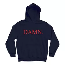 Kendrick Lamar Sudadera Hoodie Damn Red Logo Hip Hop Rap 