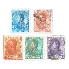 Venezuela, Serie Yv. 43-47 Simón Bolivar 1893 L6829
