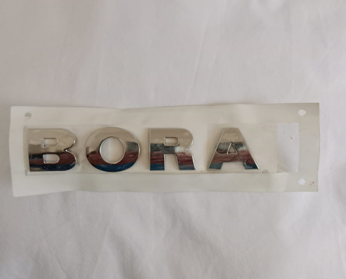 Emblema Letra Trasera Bora Bora Plateado Original Para Pegar Foto 5