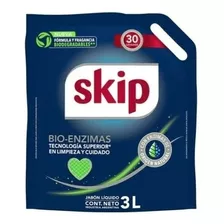 Jabon Liquido Skip Bio Enzimas Repuesto 3 Lts Pouch