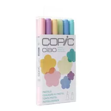 Copic Ciao - Set 6 Marcadores Pastels; Colores Pastel