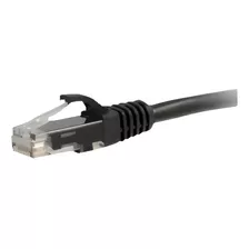 Cable De Conexión P/red C2g 6ft Cat6a Sin Enganche, Negro