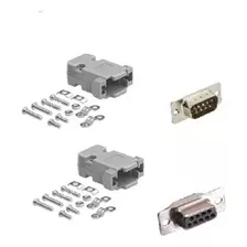 3 Juegos Fichas Db9 Rs-232 Serial Para Soldar A Cable M Y H