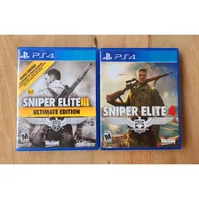 Sniper Elite 3 Ultimate + Sniper Elite 4 (mídia Física) Ps4