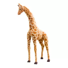 Girafa Pelúcia Bicho Selvagem Safari Grande 74 Cm 