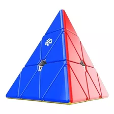 Cubo Mágico Pirâmide Pyraminx M Magnético Gan + Ges+