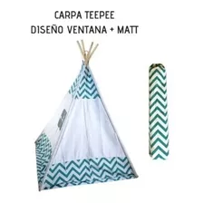 Tipi (teepee) Niños Modelo Zig Zag + Playmat + Bolso