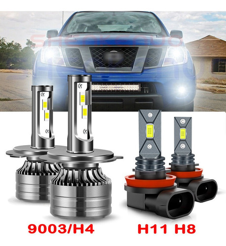 S 9003 Kit De Faros Led For Luces Altas/bajas De Toyota Nissan Urvan