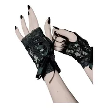 Guantes Mitones Goth Rock Gotico Te080