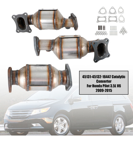 Kit Convertidor Catalticos For Honda Odyssey Accord Pilot Foto 9