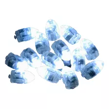 10 Mini Led Branco Luz Balão Festa Decorar Liga / Desliga