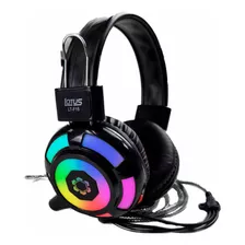 Headset Gamer Lotus Led Rgb Resistente Ajustável P2