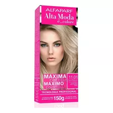 Kit Tintura Alfaparf Alta Moda Rubio Clarísimo Ceniza Tono 11.01