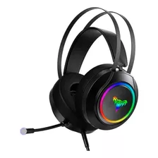 Auricular Gamer Micrófono Ajustable Usb Rgb Naxido Nd Hk5