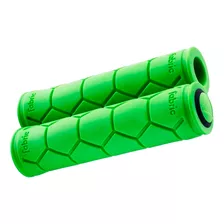 Puños Grips Bicicleta Fabric Silicone Grips Verde