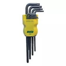 Juego 9 Llaves Torx Largas 9 Piezas T10 A T50 Mota Mm