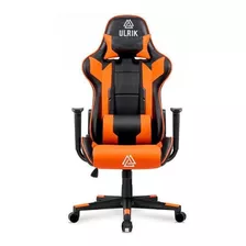 Silla Gamer De Oficina Profesional Ulrik Naranja