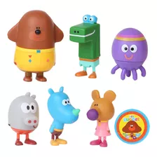 6 Bonecos Turma Hey Duggee Pronta Entrega Brasil