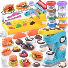 Play Kitchen Creation Cafe Play Dough Sets Para Niños, Herra