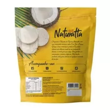 Biscoito Tapioca Cobertura Sabor Coco Naturatta Zero Açúcar