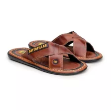 Sandalia Mod X Trançado Couro Masculino Caterpillar Promoção