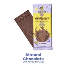 Mr. Beast Chocolate 1 Barra De Dabor Almond Chocolate