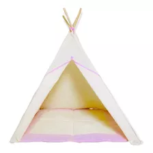 Tenda Infantil+tapete Acolchoado+bandeirola De Topo