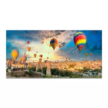 Quadro Decorativo Sala Balões No Céu Da Cappadocia 132x72