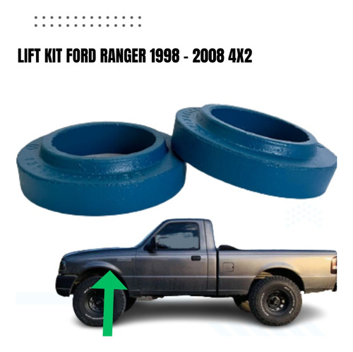 Lift Kit Aumentos Delanteros Ford Ranger 1998 - 2008 4x2 Foto 2