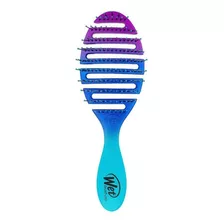 Cepillo Para Cabello Flexible Wetbrush Pro Flex Dry Color Teal Ombre