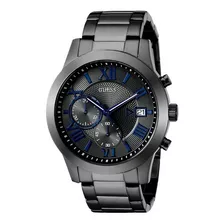 Reloj Guess U0668g2 Original Metal Analogo Caja Original Color De La Correa Gris Oscuro Color Del Bisel Gris Oscuro Color Del Fondo Gris Oscuro