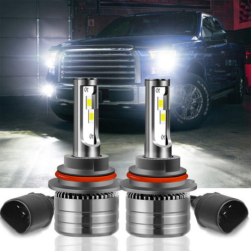 9007 Kit De Faros Led De 80w Con Luz Alta O Baja For Ford Foto 2