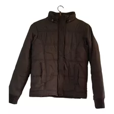 Campera Abrigo Nena T 40 Marron 12/14 Años