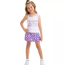 Conjunto De Verão Infantil Para Menina Da Hrradinhos