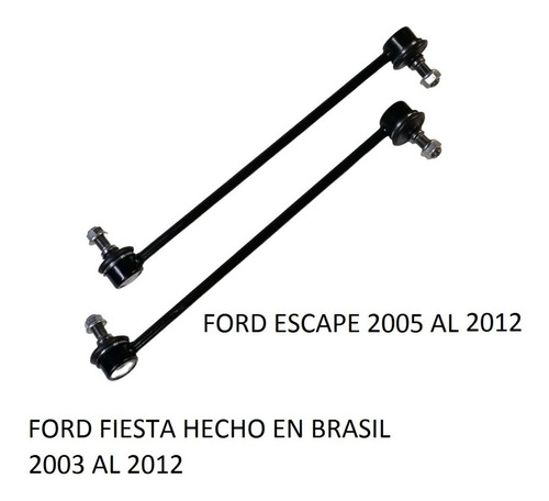 Tornillo Estabilizador Ford Escape 2005-2012 Fiesta 2 Piezas Foto 2