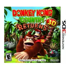 Jogo Donkey Kong Country Returns 3d 3ds Fisica