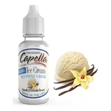 Capella Flavor Drops Vanilla Bean Helado Concentrado 0.4 Fl 