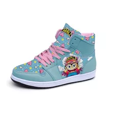 Tenis Azul Arale Norimaki Dr Slump Anime Bota Hi Top