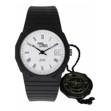 Reloj Free Watch Mod 804 Ro. Bisel Negro - Swiss Made