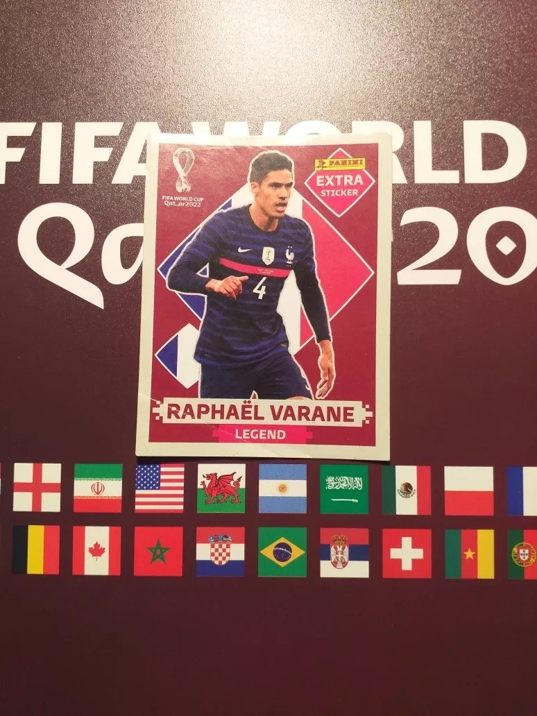 Qatar 2022 Panini - Raphaël Varane - Extra Sticker Base