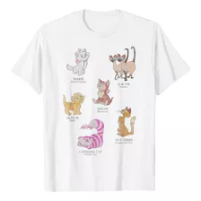 Mickey And Friends Cat Names And Breeds Textbook Tshirt...