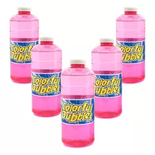 X5 Liquido Para Burbujas Liquido Maquina De Burbujas 1lt 