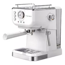 Cafetera Zego Foodie Zc1050 Semi Automática Blanca Expreso 220v - 240v