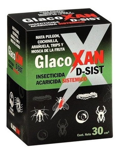 Insecticida Cochinilla PuLGón Arañuela Glacoxan® D-sist 30cc
