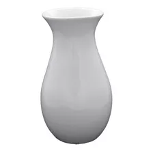 1 Vaso 9x19cm Branco Liso Pequeno Ref 166
