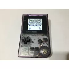 Nintendo Game Boy Pocket Clear Purple Com Tela Ips + 1 Jogo